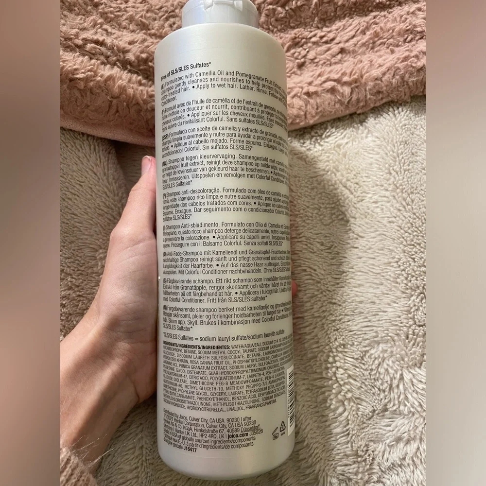 NWT Joico Colorful Anti-Fade Shampoo 1L